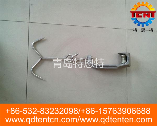Pipe pulley hanging meat hook